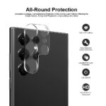 Camera Protector geschikt voor Samsung Galaxy S22 Ultra | Transparant