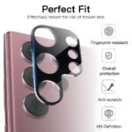 Camera Protector geschikt voor Samsung Galaxy S23 Ultra | Zwart