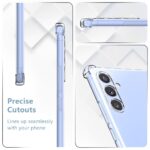 Siliconen Antishock hoesje geschikt voor Samsung Galaxy S23 FE | Transparant