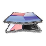 Siliconen hoesje geschikt voor Samsung Galaxy Z Fold 5 - Transparant