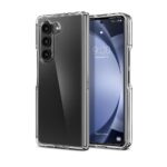 Siliconen hoesje geschikt voor Samsung Galaxy Z Fold 5 - Transparant