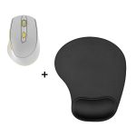 Draadloze Muis met Ergonomische Muismat | Wit G529 + H18