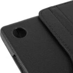 LuxeBass kunstleren book case Samsung Tab A8 - zwart | tot 1m valbescherming - Afbeelding 3