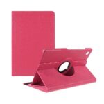 LuxeBass book case Samsung Tab A8 kunstleer – donkerroze 1m valbescherming