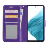 Boekhoes geschikt voor Samsung Galaxy A23 - Paars - Afbeelding 2