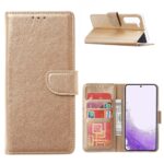 Boekhoes geschikt voor Samsung Galaxy A54 - Goud - Afbeelding 2