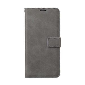 Hoesje geschikt voor iPhone 7 Plus / 8 Plus - Bookcase - Grijs - portemonnee hoesje